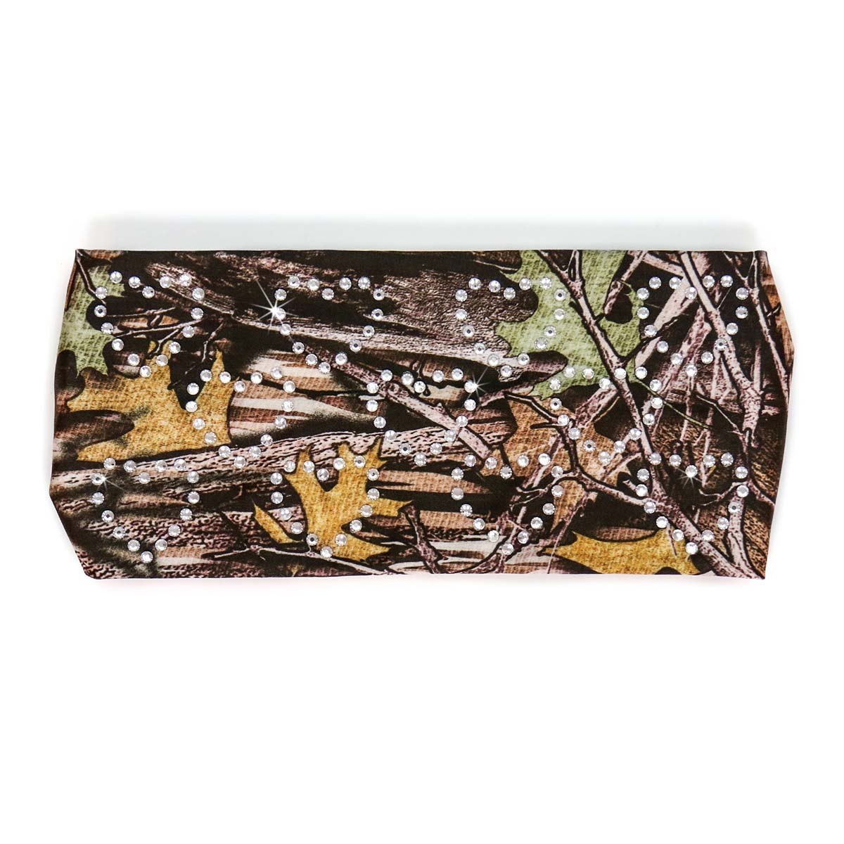 Milwaukee Leather | Bling Designed Wide Headbands-Headwraps for Women Biker Bandana with Hunter Camo - MLA8027