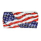 Milwaukee Leather | Bling Designed Wide Headbands-Headwraps for Women Biker Bandana with Waving Flag - MLA8048