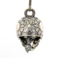 Milwaukee Leather MLB9028 'Sugar Skull' Motorcycle Good Luck Bell | Key Chain Accessory for Bikers