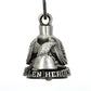 Milwaukee Leather MLB9034 'Eagle - Fallen Heroes' Motorcycle Good Luck Bell | Key Chain Accessory for Bikers