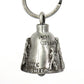 Milwaukee Leather MLB9041 'Like Mother-Like Daughter' Motorcycle Good Luck Bell | Key Chain Accessory for Bikers