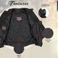 Milwaukee Leather USA MADE MLJKM5003 Men's Black 'Echo' Premium Leather Motorcycle Jacket with Reflective Piping