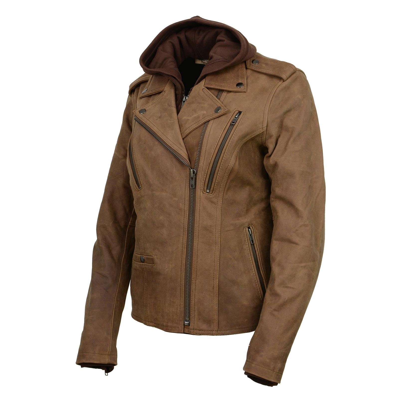 Milwaukee Leather MLL2511 Women's 'Damsel' Vintage Crazy Horse