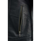 Milwaukee Leather MLL2545 Women's Lightweight Black Leather Jacket with Removable Hoodie
