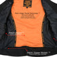 Milwaukee Leather MLL4504 Women's Black Leather Classic V-Neck Riveted Details Motorcycle Rider Vest with Side Lace