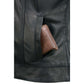 Milwaukee Leather MLL4512 Women’s Black Leather 'Lashes' Club Style Motorcycle Rider Vest W/ Concealed Dual Closure