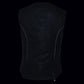 Milwaukee Leather MLL4571 Women's Black Lightweight Motorcycle Leather Vest w/ Crinkled Leather Design