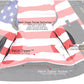 Milwaukee Leather MLM3508 Old Glory Laced Arm Holes Black Motorcycle Leather Vest for Men