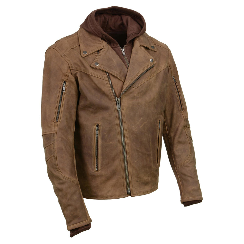 Milwaukee Leather MLM1511 Men's 'Vagabond' Vintage Crazy Horse' Brown –  LeatherUp USA