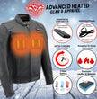 Milwaukee Leather MLM1514SET All Season Black Premium Leather Motorcycle Riders Jacket w/ Heated and Cool-Tec Technology