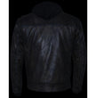 Milwaukee Leather MLM1538 Men's Distressed Brown Leather ‘Utility Pocket’ Vented Jacket with Removable Hoodie
