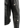 Milwaukee Leather MLM1545 Men's Quilted Pattern Triple Vent Black Leather Scooter Jacket