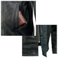 Milwaukee Leather MLM1604 Men's Naked Goatskin Leather Light Weight Motorcycle Rider Shirt Jacket for All Seasons