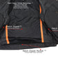 Milwaukee Leather MLM3515 Men's Black Leather Collarless Motorcycle Club Style Vest with Cool-Tec