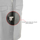 Milwaukee Leather MLM3515 Men's Black Leather Collarless Motorcycle Club Style Vest with Cool-Tec