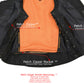 Milwaukee Leather MLL4531 Women's Distress Brown Leather Open V-Neck Side Lace Stitching Detail Motorcycle Rider Vest