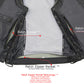 Milwaukee Leather MLM3521 Men's Distress Grey Leather Vest - V-Neck Straight Bottom Side Lace Motorcycle Rider Vest