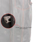 Milwaukee Leather MLM3526 Men's Black 'Paisley' Accented Red Stitching Leather Vest – w/ Armhole Trim Open Collar Design