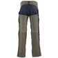 Milwaukee Leather Chaps for Men's Vintage Grey Slate Leather - Deep Zipped Thigh Pockets Motorcycle Chap - MLM5536