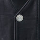 Milwaukee Leather USA MADE MLVSM5005 Men's Black Road Whip Premium Motorcycle Leather Vest with Buffalo Snap Buttons