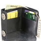 Milwaukee Leather MLW7822 Men's 4.25” Leather Bi-Fold Biker Wallet w/ Anti-Theft Stainless Steel Chain and Buffalo Nickel Snaps