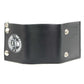 Milwaukee Leather MLW7839 Men's 4” Leather “2nd Amendment” Tri-Fold Wallet w/ Anti-Theft Stainless Steel Chain