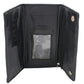 Milwaukee Leather MLW7875 Men's Black Leather Tri Fold Long Wallet with Steel Chain
