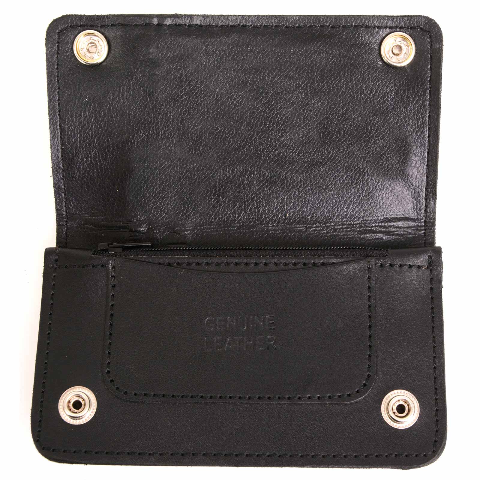 Milwaukee Leather MLW7882 Men's 6” Black Leather Biker