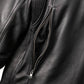 Milwaukee Motorcycle Clothing Co. Men's Unforgiven MC Style Black Leather Jacket w/ Lapel Collar MMC10008