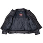 Milwaukee Motorcycle Clothing Co. Women’s Rebel Scooter Style Black Leather Biker Jacket w/ Mandarin Collar MMC20002