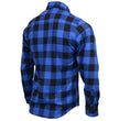 Milwaukee Leather Men’s Plaid Flannel Long Sleeve Shirt with Chest Pockets