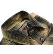 Milwaukee Leather MNG11649 Men's Grey with Black Long Sleeve Cotton Flannel Shirt