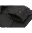Milwaukee Leather MNG11655 Men's Solid Black Long Sleeve Cotton Flannel Shirt