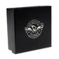 Milwaukee Leather MP7103 Men's Black Studs and Skulls Genuine Leather Belt with Buckle - 1.5 inches Wide