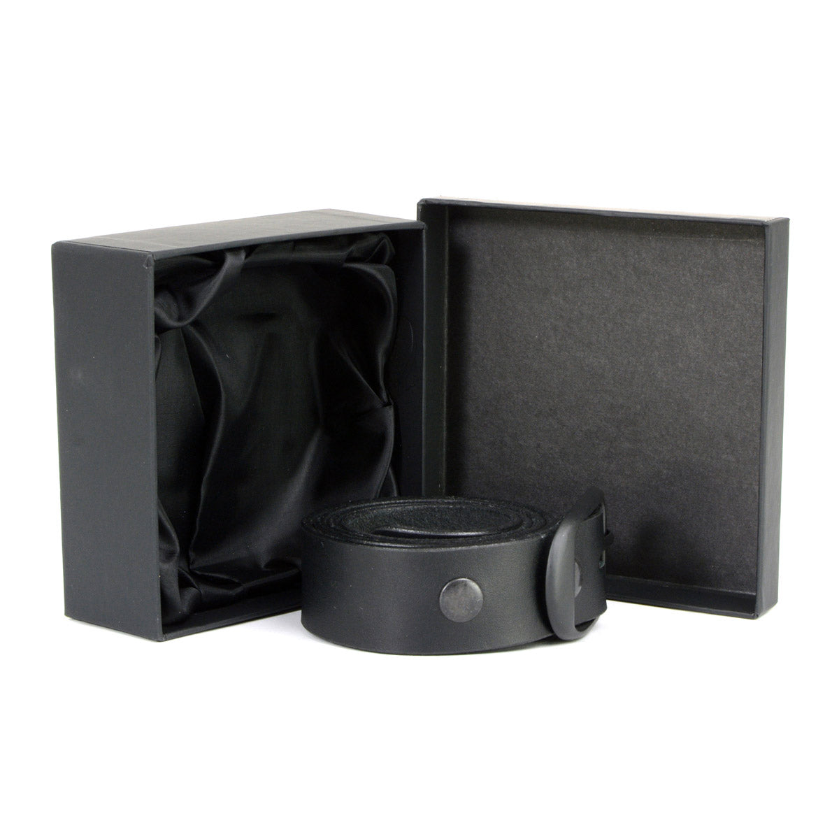 Milwaukee Leather MP7110 Men's F* Around - Find Out Black Leather Belt w/ Interchangeable Buckle - 1.5 inches Wide
