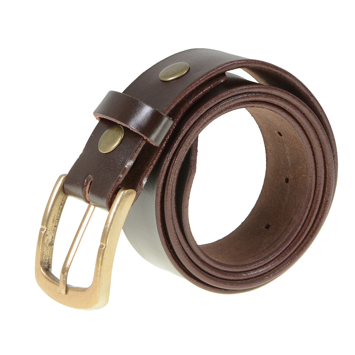 Milwaukee Leather MP7115 Men's Light Brown Genuine Leather Belt with Interchangeable Buckle - 1.5 inches Wide