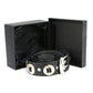 Milwaukee Leather MP7120 Men's Chrome Conchos - Black Leather Belt with Interchangeable Buckle - 1.5 inches Wide