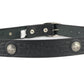 Milwaukee Leather MP7123 Men's Cross Hatch & 5 Cent Buffalo-Black Leather Belt w/ Interchangeable Buckle-1.5 In Wide