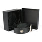Milwaukee Leather MP7123 Men's Cross Hatch & 5 Cent Buffalo-Black Leather Belt w/ Interchangeable Buckle-1.5 In Wide