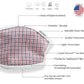 Air Soul MP7923FM Pink Protective Face Mask with Optional Filter Pocket