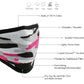 Milwaukee Leather (Multi-Pack) MP7924FM Ladies 'Camouflage Pink' 100 % Cotton Protective Face Mask with Optional Filter Pocket