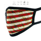 Milwaukee Leather FMD1014 'USA Flag' 100 % Cotton Protective Face Mask with Optional Filter Pocket