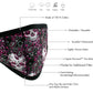 Milwaukee Leather FMD1011 Ladies 'Sugar Skull' 100 % Cotton Protective Face Mask with Optional Filter Pocket