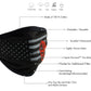 Milwaukee Leather FMD1018 Men's 'USA Gladiator' 100 % Cotton Protective Face Mask with Optional Filter Pocket