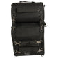 Milwaukee Leather MP8120 Large Black Textile Motorcycle 2-Piece Combo Sissy Bar Bag Set