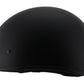 Milwaukee Performance Helmets MPH9710DOT Dot Approved Bare Bones Matte Black Half Motorcycle Helmet