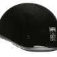 Milwaukee Helmets MPH9711DOT Bare Bones Glossy Black Half Motorcycle DOT Bikers Helmet