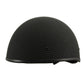 Milwaukee Performance Helmets MPH9712DOT Dot Approved Matte Black Half Motorcycle Helmet Biker