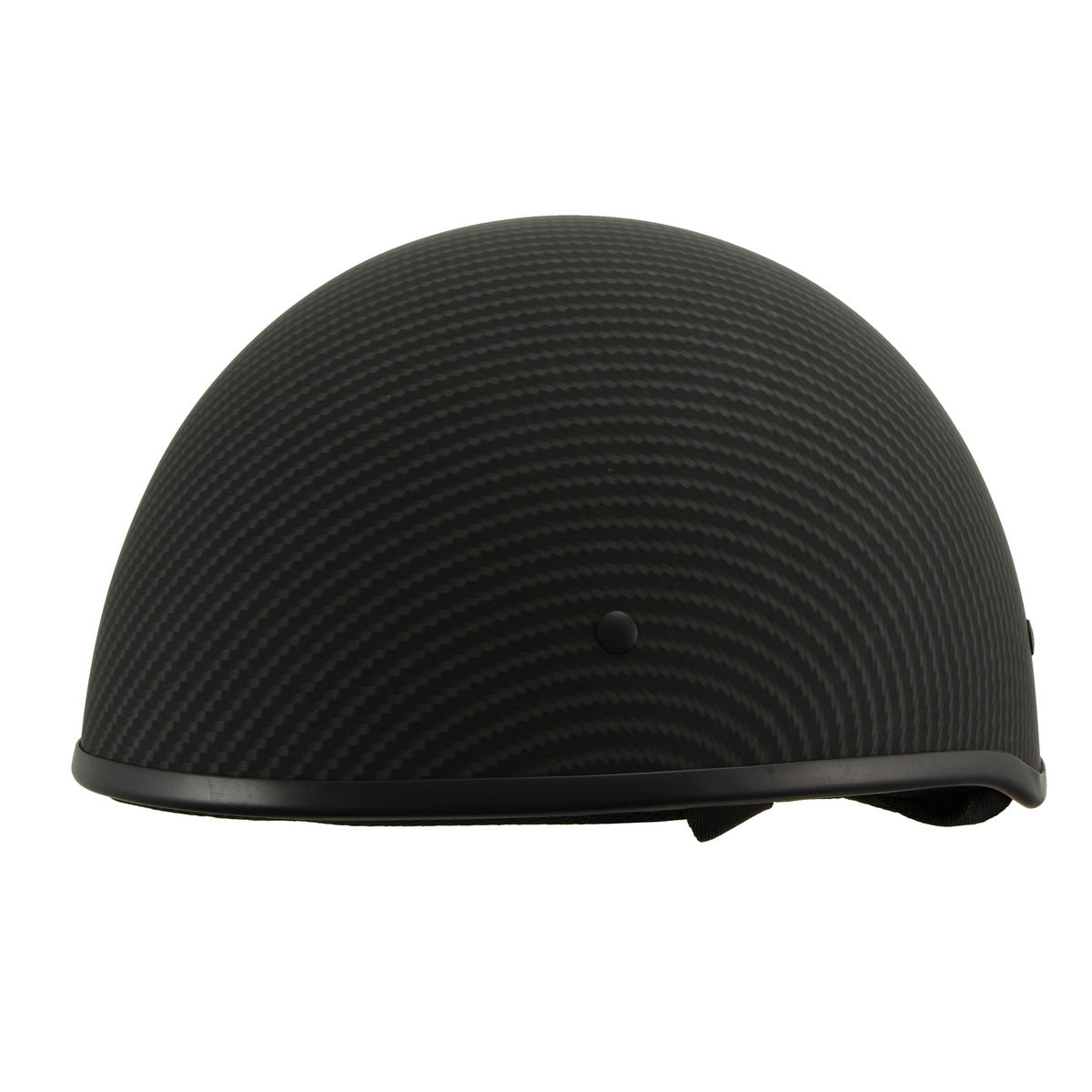 Milwaukee Performance Helmets MPH9712DOT Dot Approved Matte Black Half Motorcycle Helmet Biker