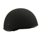 Milwaukee Performance Helmets MPH9712DOT Dot Approved Matte Black Half Motorcycle Helmet Biker
